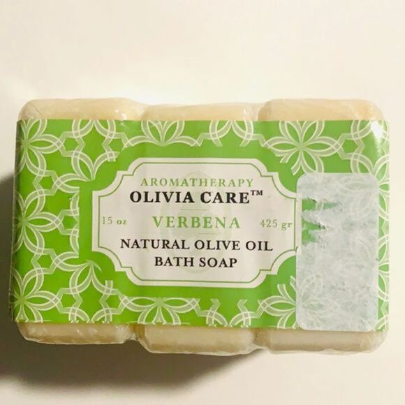 𝅺Olive Oil and Verbena Bath Soap - Picture 1 of 3